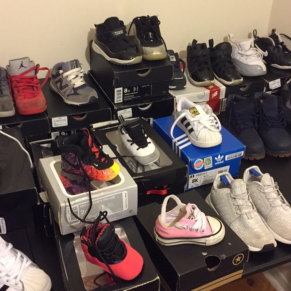 Kids shoes used and new shoes sizes 10-8 todd 3bab - Picture 2 of 4